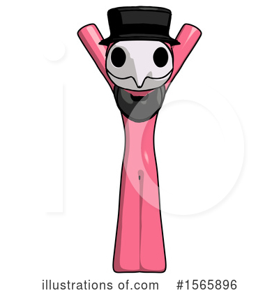 Royalty-Free (RF) Pink Design Mascot Clipart Illustration by Leo Blanchette - Stock Sample #1565896
