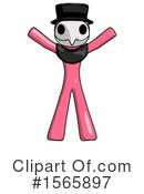 Pink Design Mascot Clipart #1565897 by Leo Blanchette