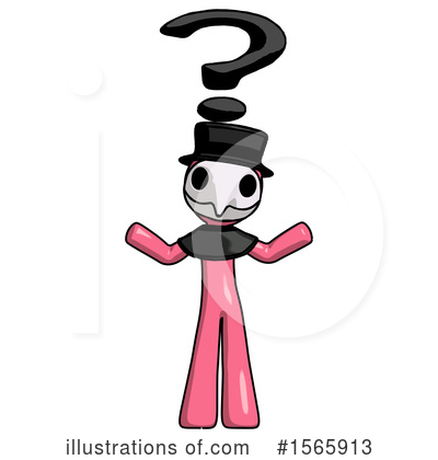 Royalty-Free (RF) Pink Design Mascot Clipart Illustration by Leo Blanchette - Stock Sample #1565913