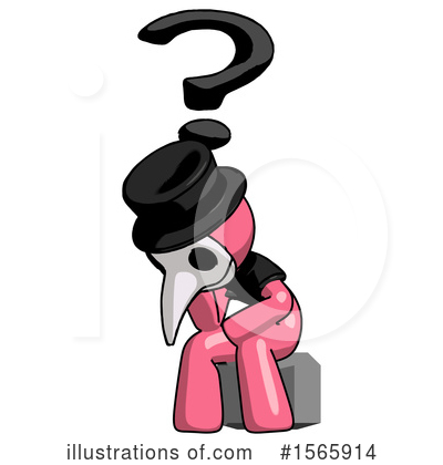Royalty-Free (RF) Pink Design Mascot Clipart Illustration by Leo Blanchette - Stock Sample #1565914