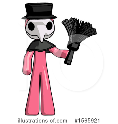 Royalty-Free (RF) Pink Design Mascot Clipart Illustration by Leo Blanchette - Stock Sample #1565921
