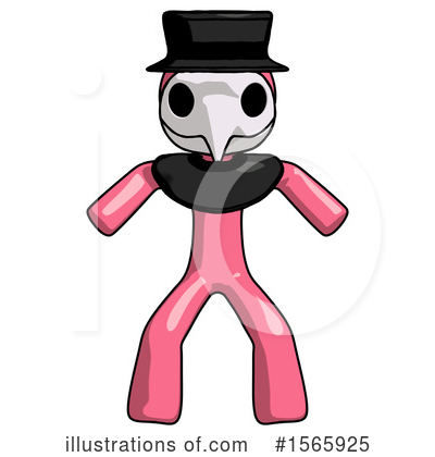 Royalty-Free (RF) Pink Design Mascot Clipart Illustration by Leo Blanchette - Stock Sample #1565925