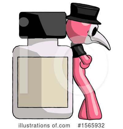 Royalty-Free (RF) Pink Design Mascot Clipart Illustration by Leo Blanchette - Stock Sample #1565932