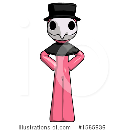 Royalty-Free (RF) Pink Design Mascot Clipart Illustration by Leo Blanchette - Stock Sample #1565936