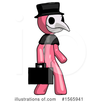 Royalty-Free (RF) Pink Design Mascot Clipart Illustration by Leo Blanchette - Stock Sample #1565941