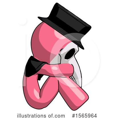 Royalty-Free (RF) Pink Design Mascot Clipart Illustration by Leo Blanchette - Stock Sample #1565964