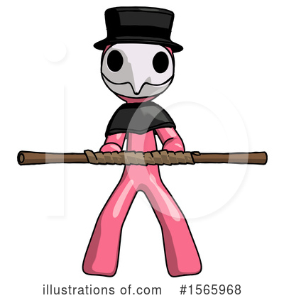 Royalty-Free (RF) Pink Design Mascot Clipart Illustration by Leo Blanchette - Stock Sample #1565968
