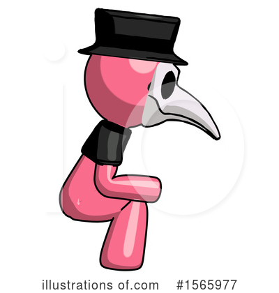 Royalty-Free (RF) Pink Design Mascot Clipart Illustration by Leo Blanchette - Stock Sample #1565977