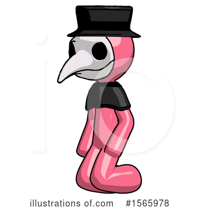 Royalty-Free (RF) Pink Design Mascot Clipart Illustration by Leo Blanchette - Stock Sample #1565978