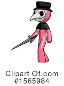 Pink Design Mascot Clipart #1565984 by Leo Blanchette