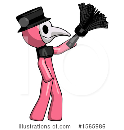 Royalty-Free (RF) Pink Design Mascot Clipart Illustration by Leo Blanchette - Stock Sample #1565986