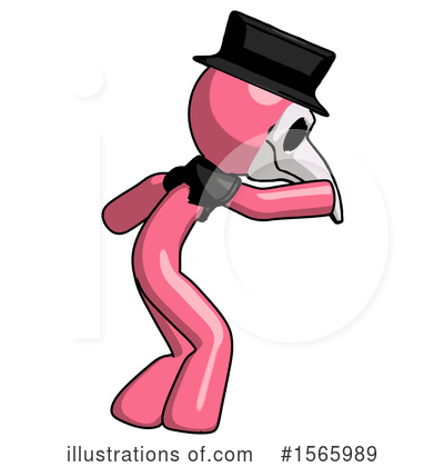 Royalty-Free (RF) Pink Design Mascot Clipart Illustration by Leo Blanchette - Stock Sample #1565989
