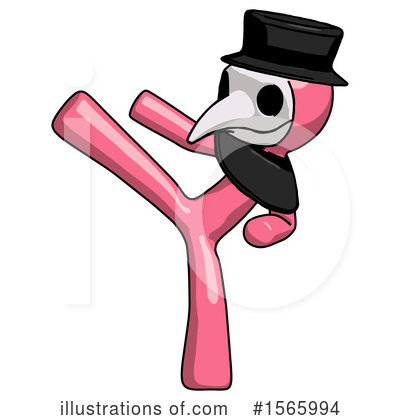 Royalty-Free (RF) Pink Design Mascot Clipart Illustration by Leo Blanchette - Stock Sample #1565994