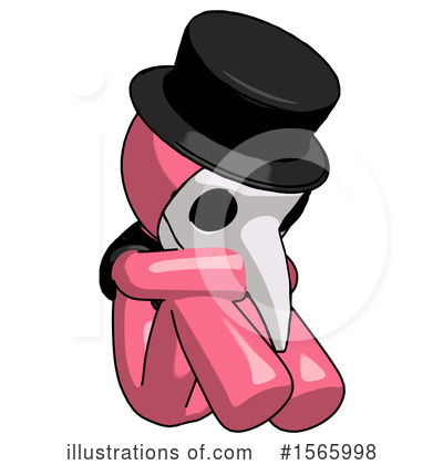 Royalty-Free (RF) Pink Design Mascot Clipart Illustration by Leo Blanchette - Stock Sample #1565998