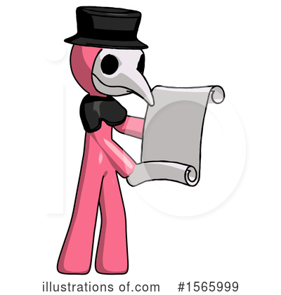 Royalty-Free (RF) Pink Design Mascot Clipart Illustration by Leo Blanchette - Stock Sample #1565999