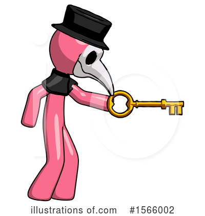 Royalty-Free (RF) Pink Design Mascot Clipart Illustration by Leo Blanchette - Stock Sample #1566002