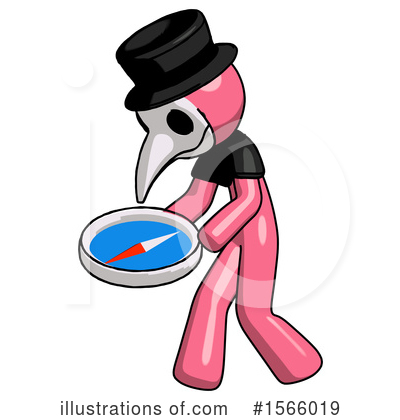 Royalty-Free (RF) Pink Design Mascot Clipart Illustration by Leo Blanchette - Stock Sample #1566019