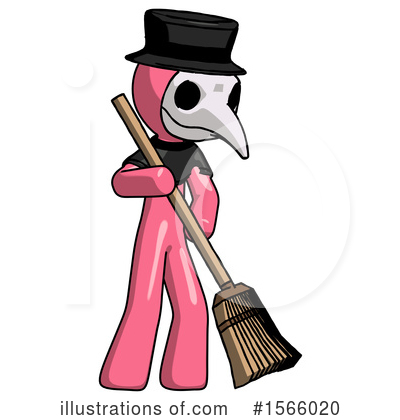 Royalty-Free (RF) Pink Design Mascot Clipart Illustration by Leo Blanchette - Stock Sample #1566020