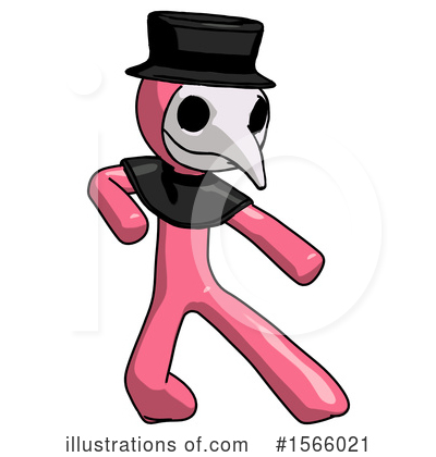 Royalty-Free (RF) Pink Design Mascot Clipart Illustration by Leo Blanchette - Stock Sample #1566021