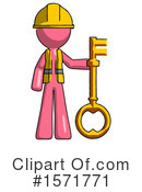 Pink Design Mascot Clipart #1571771 by Leo Blanchette