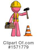 Pink Design Mascot Clipart #1571779 by Leo Blanchette