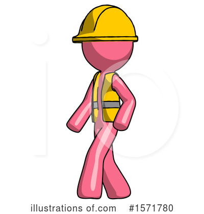 Royalty-Free (RF) Pink Design Mascot Clipart Illustration by Leo Blanchette - Stock Sample #1571780