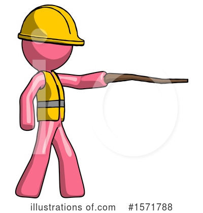 Royalty-Free (RF) Pink Design Mascot Clipart Illustration by Leo Blanchette - Stock Sample #1571788