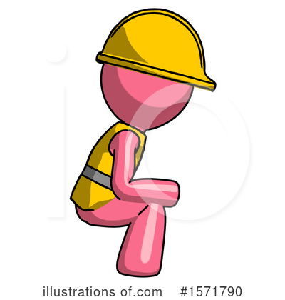 Royalty-Free (RF) Pink Design Mascot Clipart Illustration by Leo Blanchette - Stock Sample #1571790