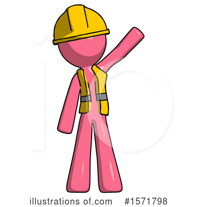 Royalty-Free (RF) Pink Design Mascot Clipart Illustration by Leo Blanchette - Stock Sample #1571798