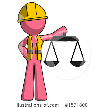 Royalty-Free (RF) Pink Design Mascot Clipart Illustration by Leo Blanchette - Stock Sample #1571800