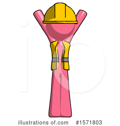 Royalty-Free (RF) Pink Design Mascot Clipart Illustration by Leo Blanchette - Stock Sample #1571803