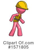 Pink Design Mascot Clipart #1571805 by Leo Blanchette
