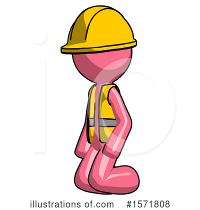 Royalty-Free (RF) Pink Design Mascot Clipart Illustration by Leo Blanchette - Stock Sample #1571808