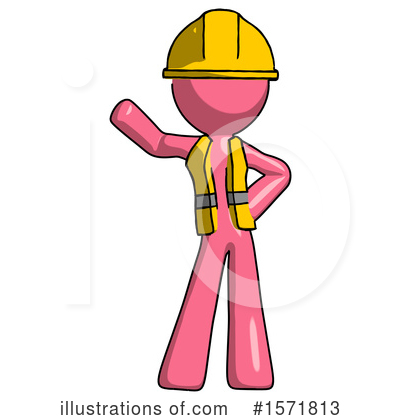 Royalty-Free (RF) Pink Design Mascot Clipart Illustration by Leo Blanchette - Stock Sample #1571813
