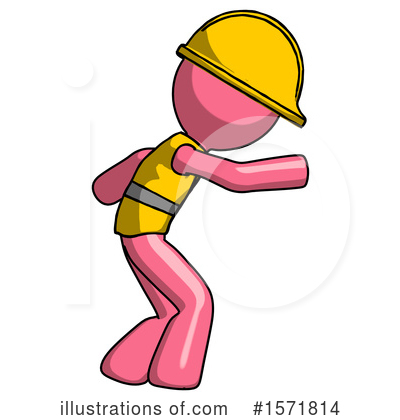 Royalty-Free (RF) Pink Design Mascot Clipart Illustration by Leo Blanchette - Stock Sample #1571814