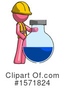 Pink Design Mascot Clipart #1571824 by Leo Blanchette