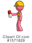 Pink Design Mascot Clipart #1571829 by Leo Blanchette