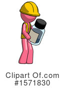 Pink Design Mascot Clipart #1571830 by Leo Blanchette