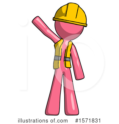 Royalty-Free (RF) Pink Design Mascot Clipart Illustration by Leo Blanchette - Stock Sample #1571831