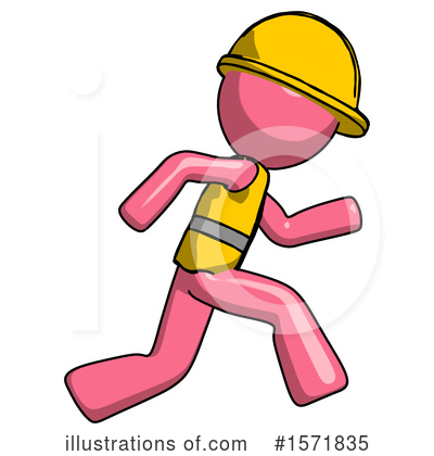Royalty-Free (RF) Pink Design Mascot Clipart Illustration by Leo Blanchette - Stock Sample #1571835