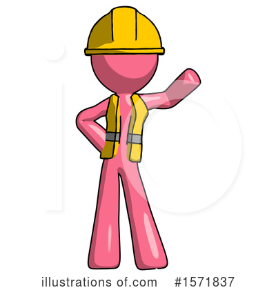 Royalty-Free (RF) Pink Design Mascot Clipart Illustration by Leo Blanchette - Stock Sample #1571837