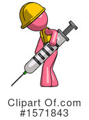 Pink Design Mascot Clipart #1571843 by Leo Blanchette
