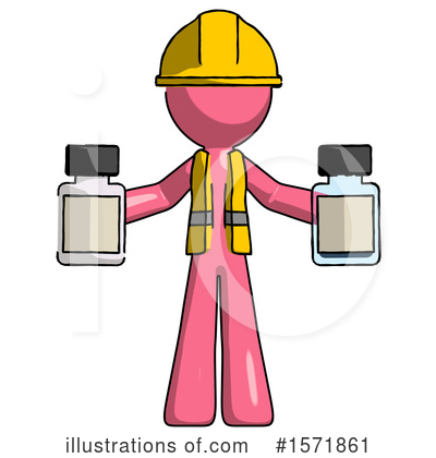 Royalty-Free (RF) Pink Design Mascot Clipart Illustration by Leo Blanchette - Stock Sample #1571861