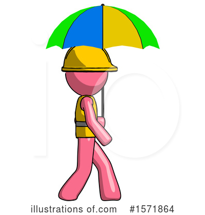 Royalty-Free (RF) Pink Design Mascot Clipart Illustration by Leo Blanchette - Stock Sample #1571864