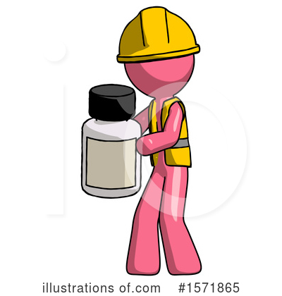Royalty-Free (RF) Pink Design Mascot Clipart Illustration by Leo Blanchette - Stock Sample #1571865
