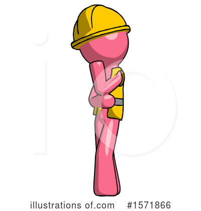 Royalty-Free (RF) Pink Design Mascot Clipart Illustration by Leo Blanchette - Stock Sample #1571866