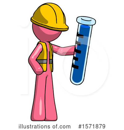 Royalty-Free (RF) Pink Design Mascot Clipart Illustration by Leo Blanchette - Stock Sample #1571879