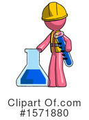Pink Design Mascot Clipart #1571880 by Leo Blanchette