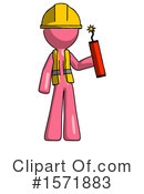 Pink Design Mascot Clipart #1571883 by Leo Blanchette