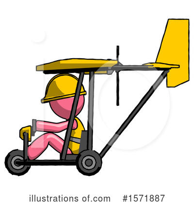 Royalty-Free (RF) Pink Design Mascot Clipart Illustration by Leo Blanchette - Stock Sample #1571887